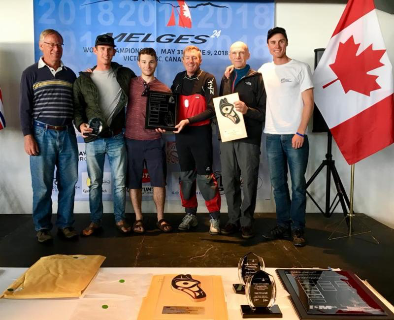 Robert Britten's Full Circle CAN415 with Graham Harney, Jose Grandizo, Liam Welgan Gunn and Reid Cannon - Melges 24 Corinthian Champion 2018 - photo IM24CA