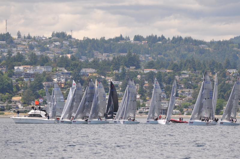 Melges 24 Canadian Nationals 2018 are about to start - photo Thomas Hawker