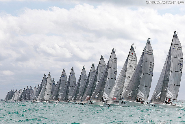 Melges 24 fleet at the 2016 Melges 24 World Championship - Miami - photo (c) Pierrick Contin contin.fr