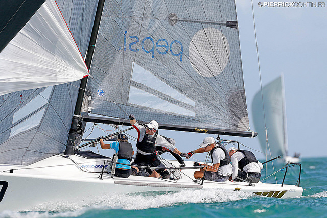 Tõnu Tõniste's Lenny EST790 - 2016 Melges 24 World Championship - Miami - Day 3 - photo (c) Pierrick Contin
