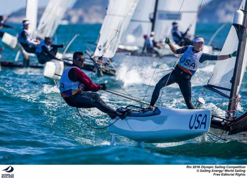 Bora and crew Louisa Chafee were successful in securing a spot on the 2016 US Olympic Sailing Team - photo (c)Sailing Energy/World Sailing