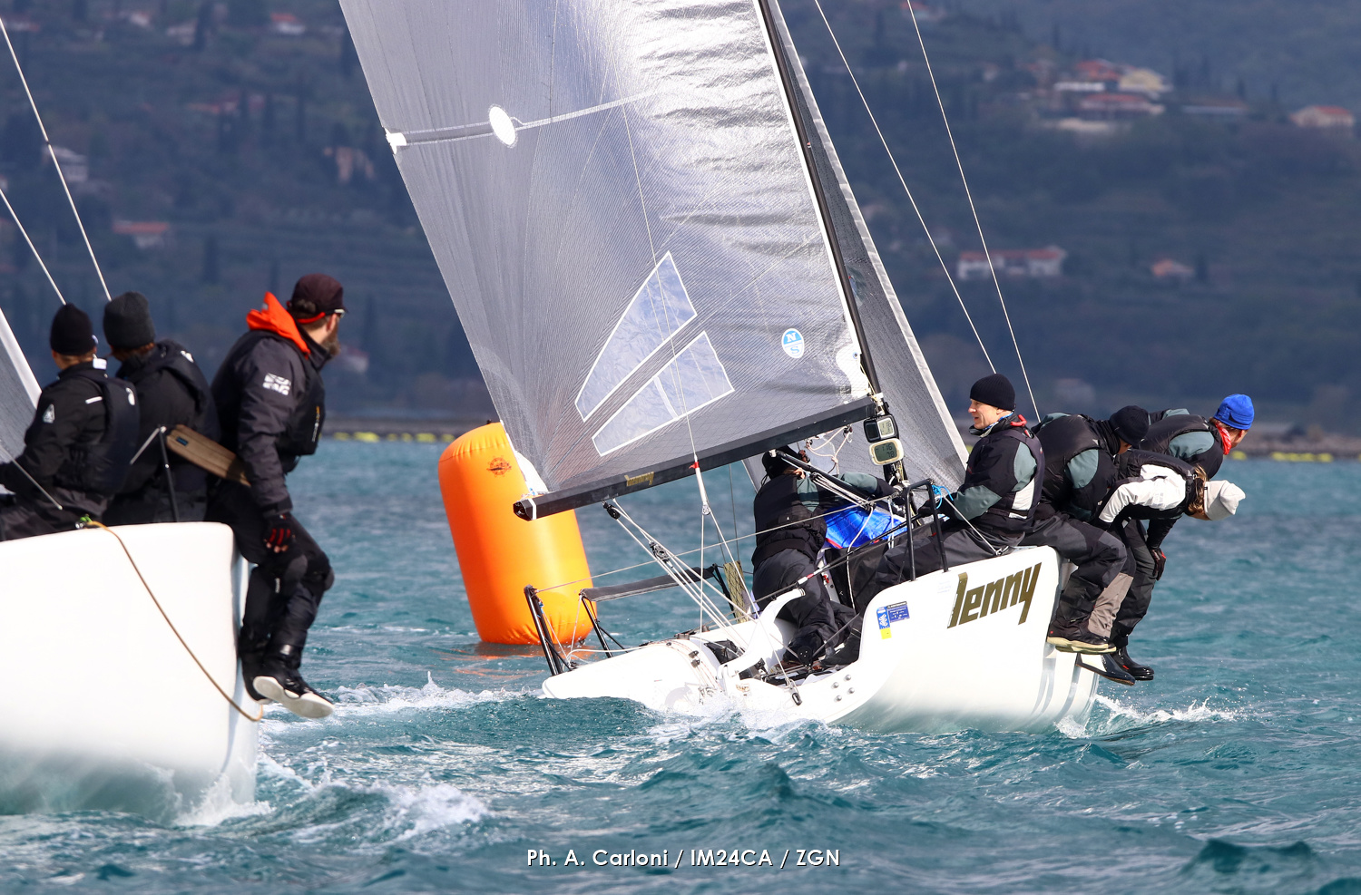 Past Corinthian World and European Champion Tõnu Tõniste_s Lenny EST790 is taking the early lead in Portoroz - photo (c) Andrea Carloni