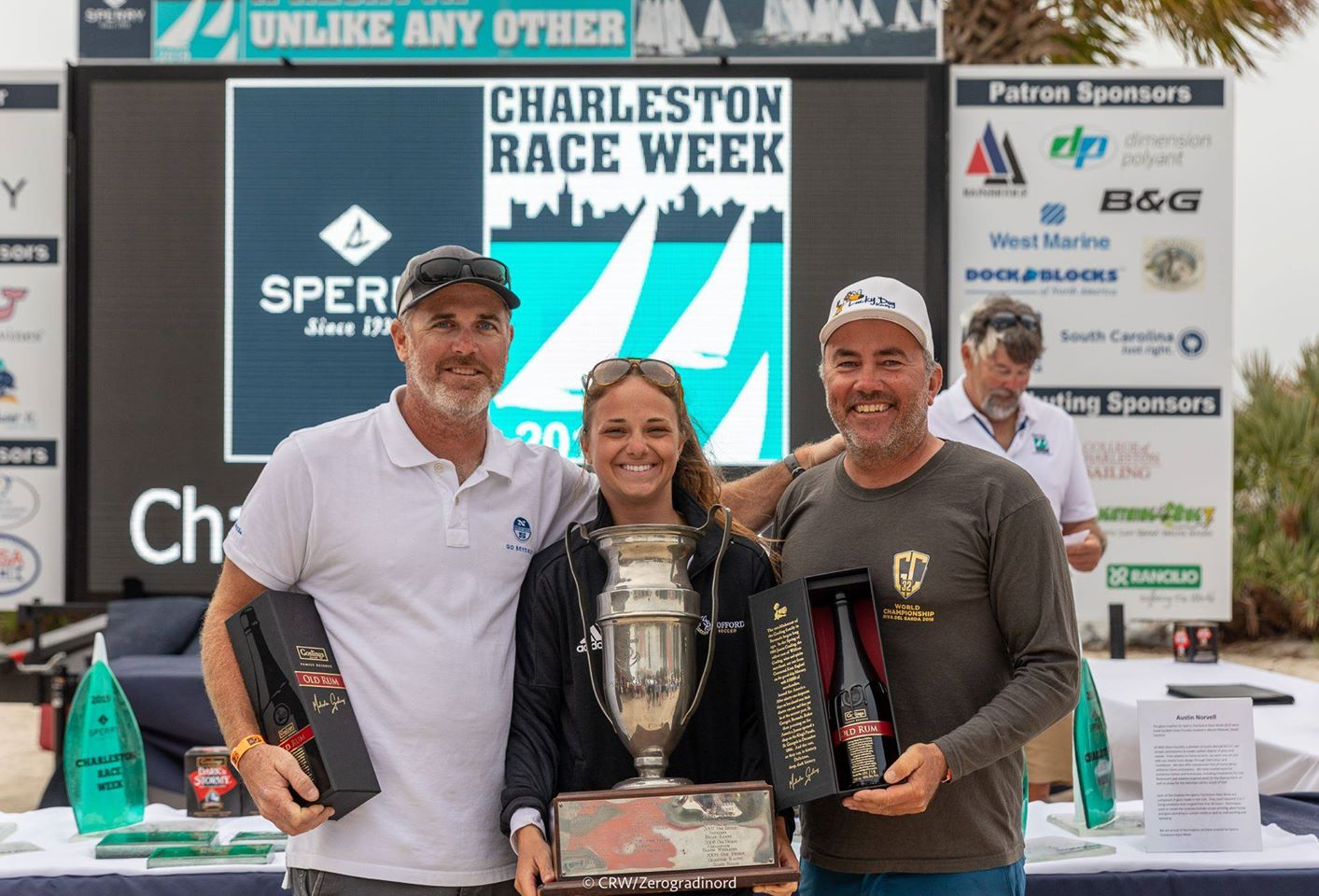 Charleston Race Week Cup, presented for best overall performance by a one-design entry - Melges 24 Lucky Dog / Gill Race Team USA858 of Travis Weisleder. Photo Zerogradinord / Mauro Melandri