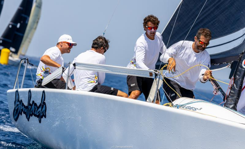   Bombarda  by Andrea Pozzi is ranked as third after Day One in Scarlino. Photo @IM24CA/Zerogradinord 