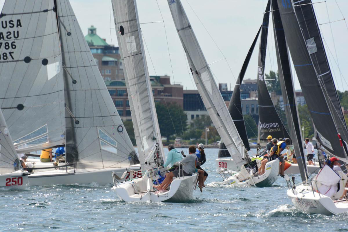 Melges 24 fleet in Grand Traverse, Michigan - photo © Grand Traverse Yacht Club