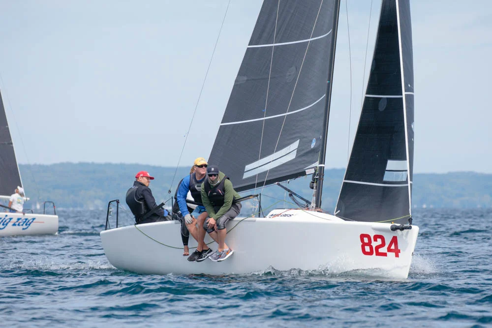 Jack Jennings returned the Melges 24 Class in primo form on his famed Pied Piper . - © Bill Crawford - Harbor Pictures Company