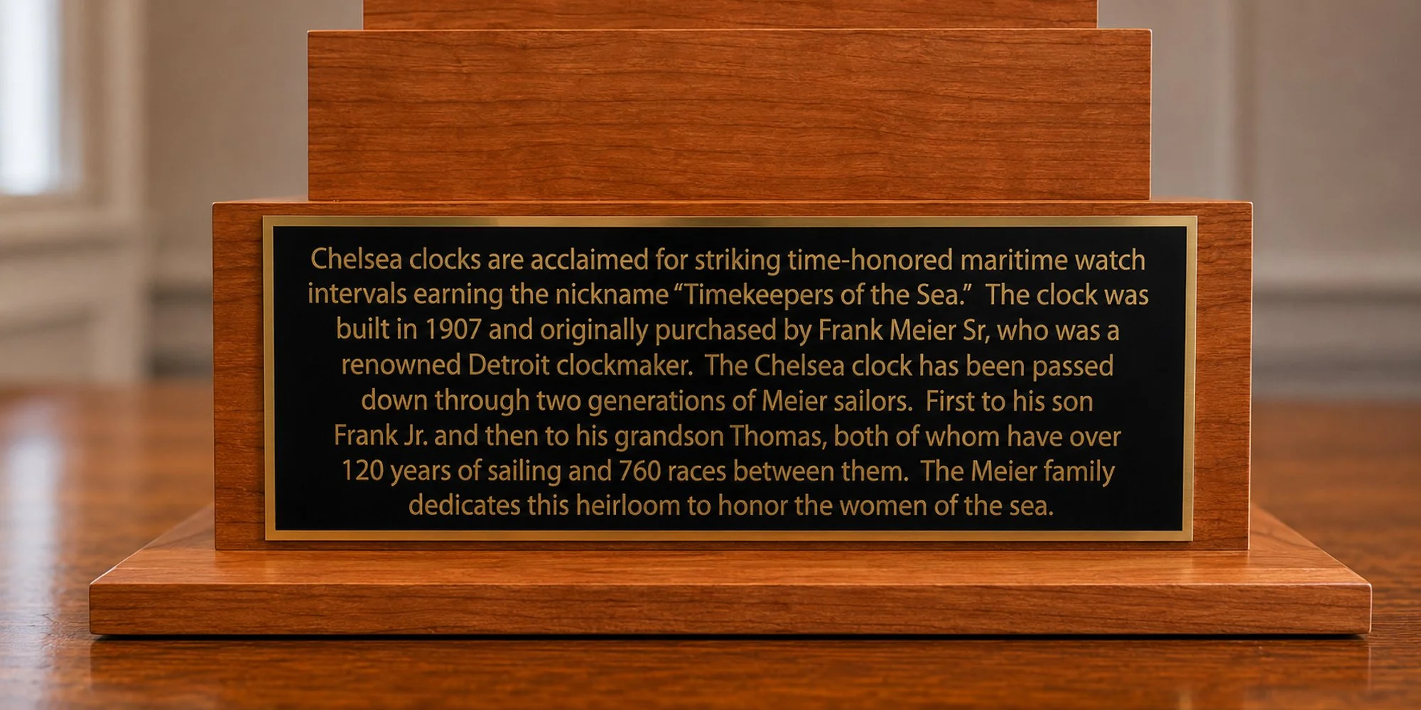 The Meier Trophy - to be awarded at the World Championship