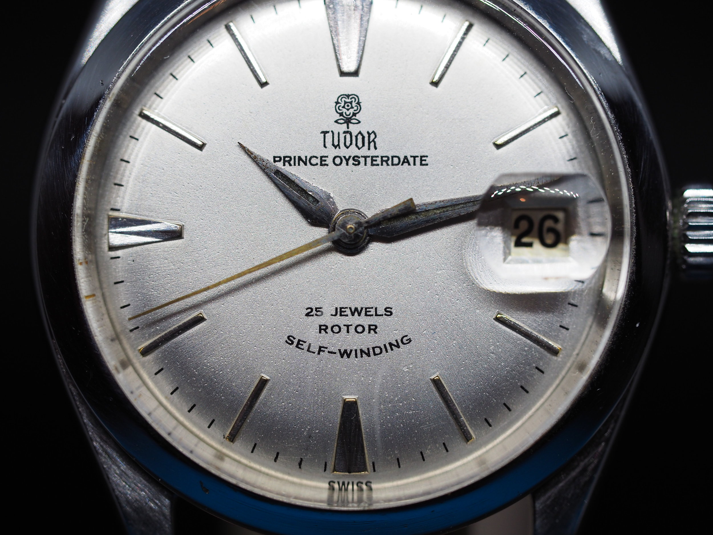 Tudor Oyster Prince Date - closeup