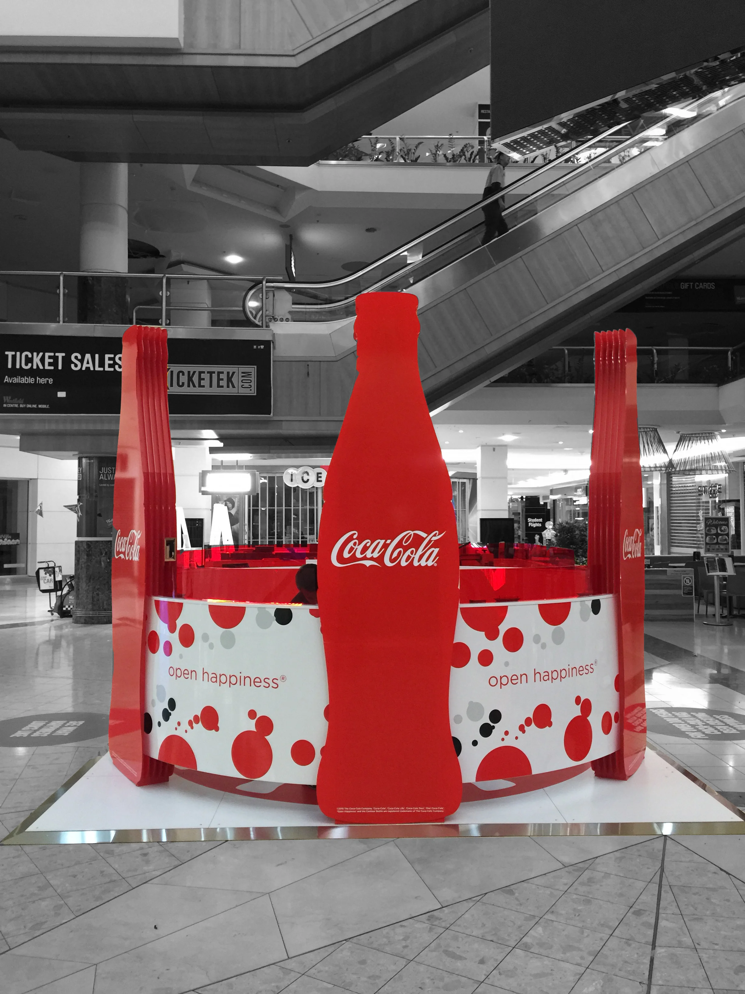 Coke at Westfield Parramatta
