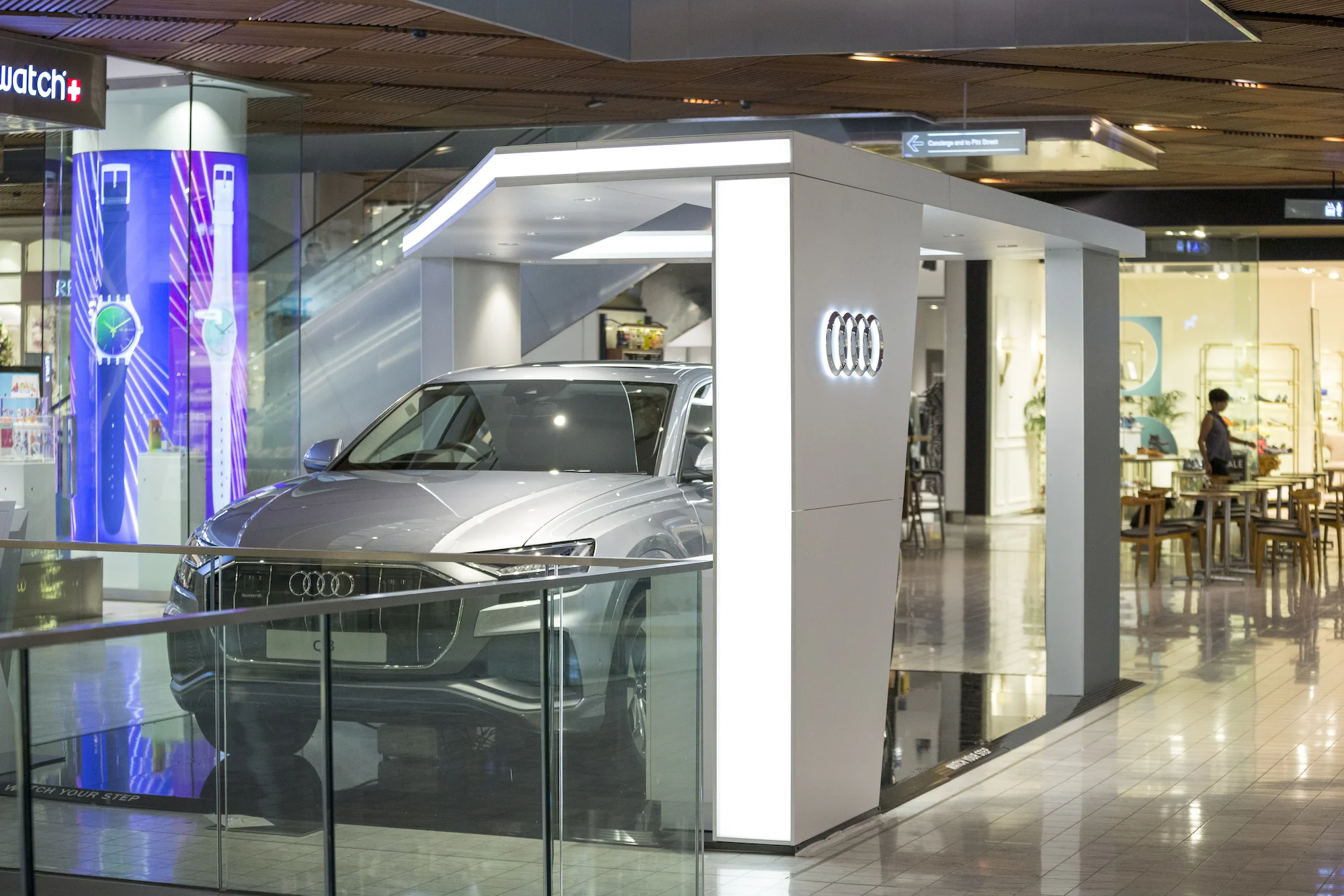 Audi Q8 Launch Display at Westfield Sydney, 2019
