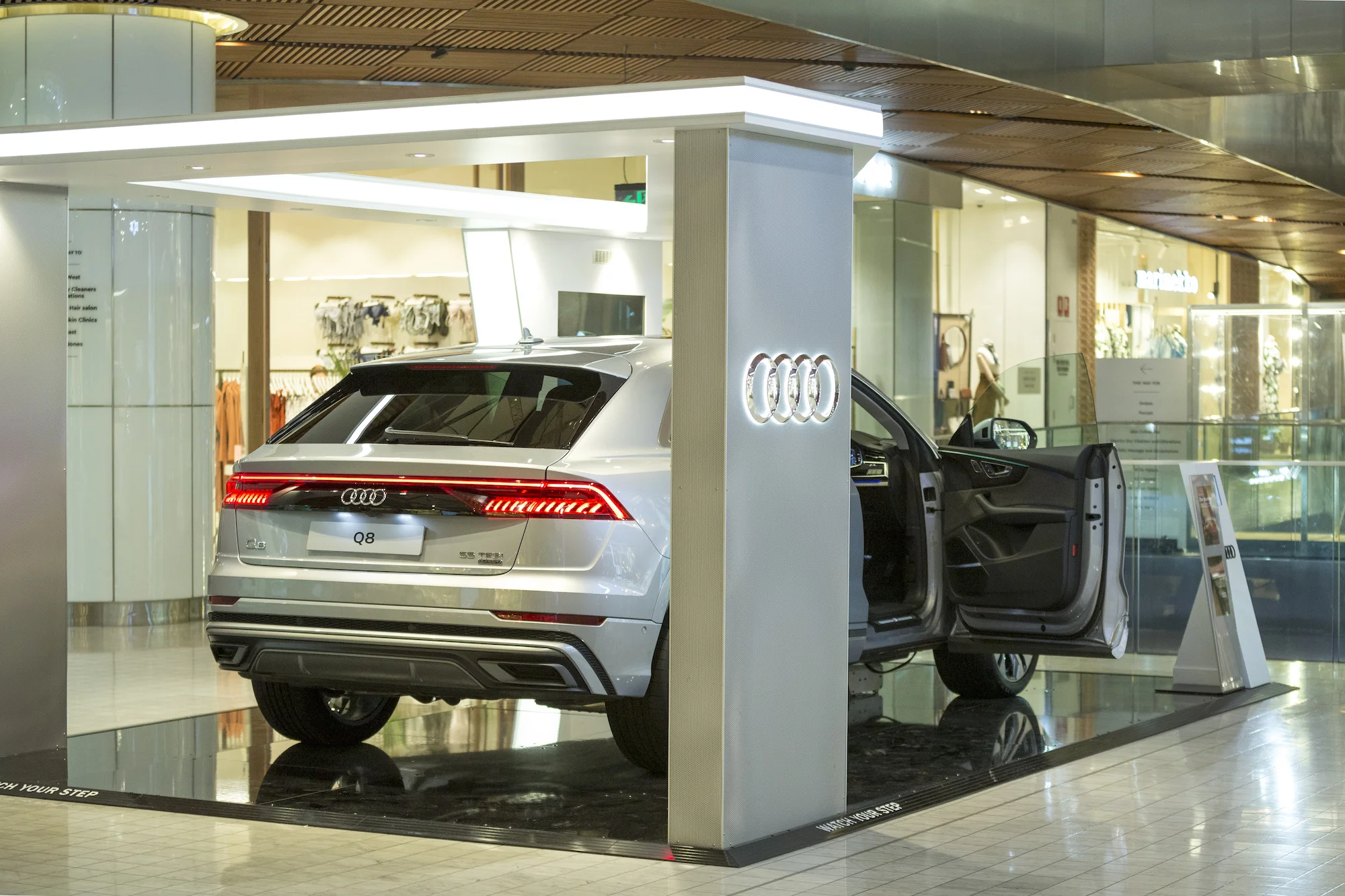 Audi Q8 Launch Display at Westfield Sydney, 2019