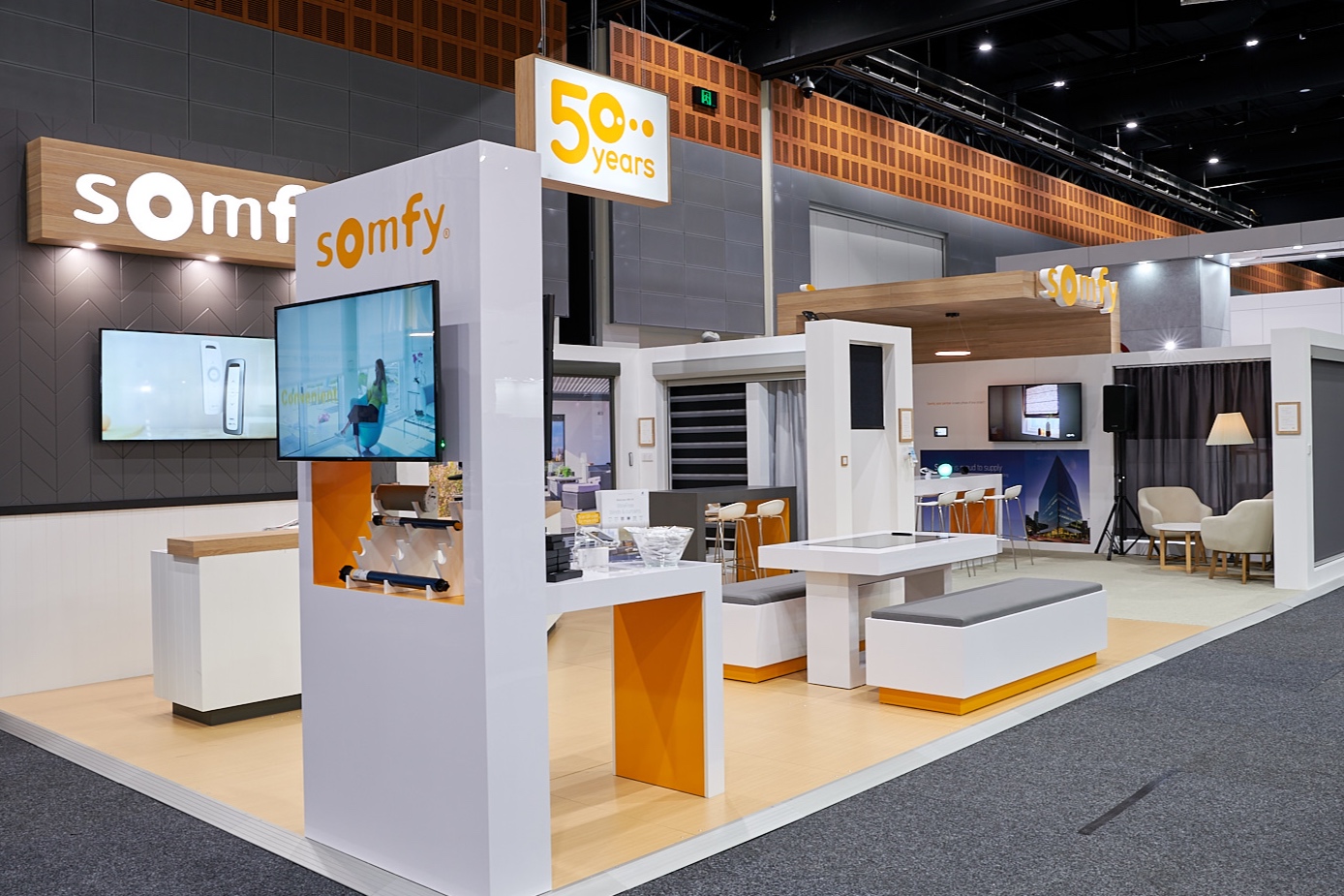 CELEBRATING 50 YEARS OF SOMFY // HOW WE CREATED A BESPOKE EXHIBITION STAND FOR THE BMAA SUPEREXPO