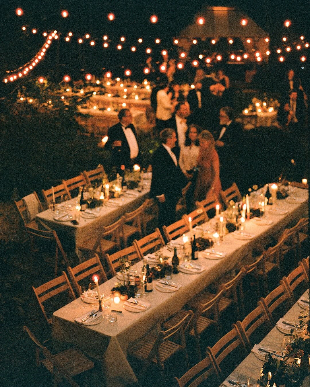 Tell me how even the forks and flowers became guests at the tables that evening. Beauty and the Beast, Toy Story and @hollensummersell + Cole&rsquo;s wedding night&mdash;everything came to life.