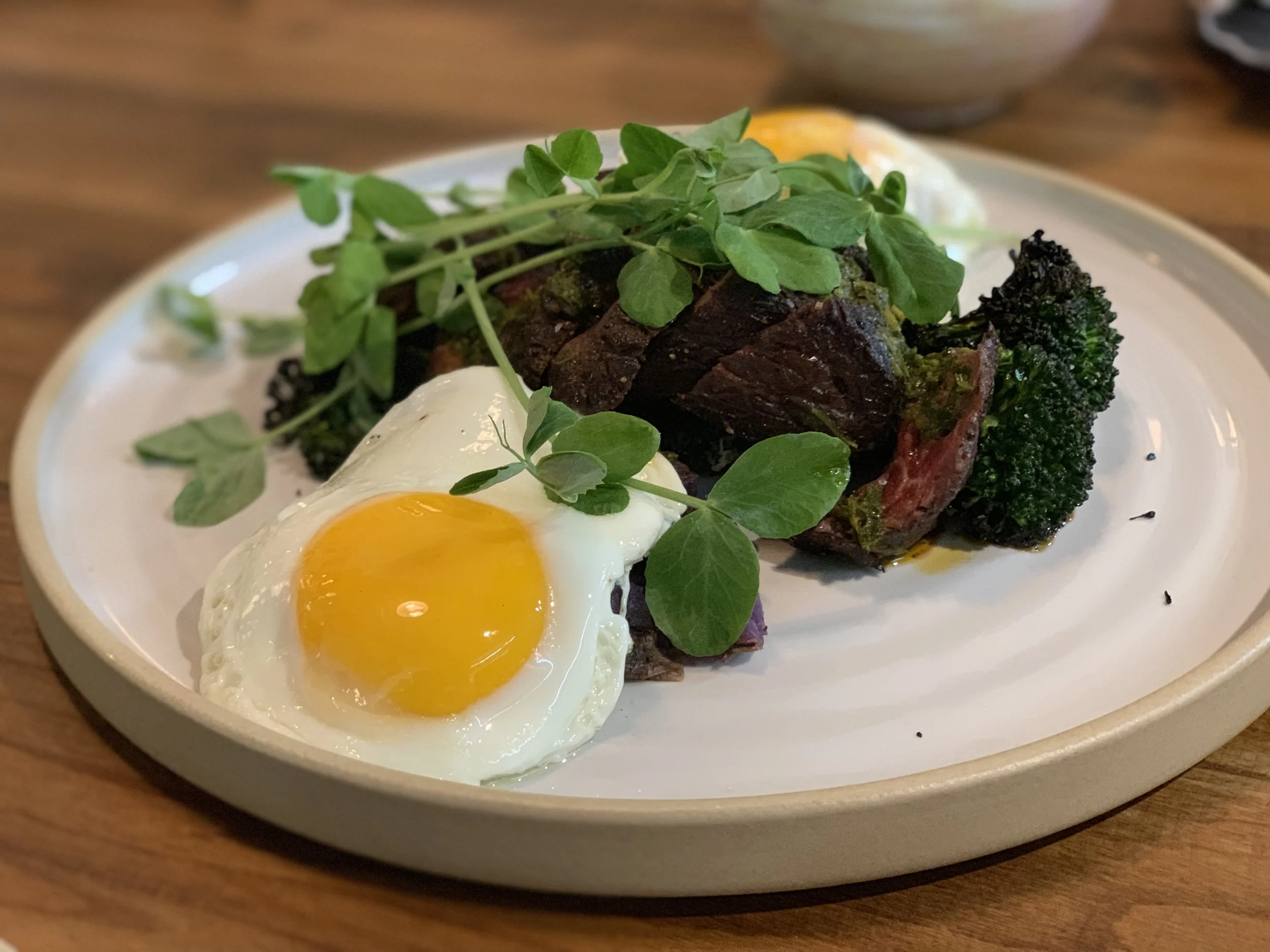 Brunch Flannery Hanger Steak & Egg