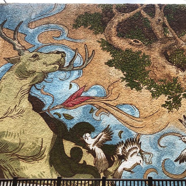 Amazing artwork @garudawisnukencana in Bali. #mural #tourist #art