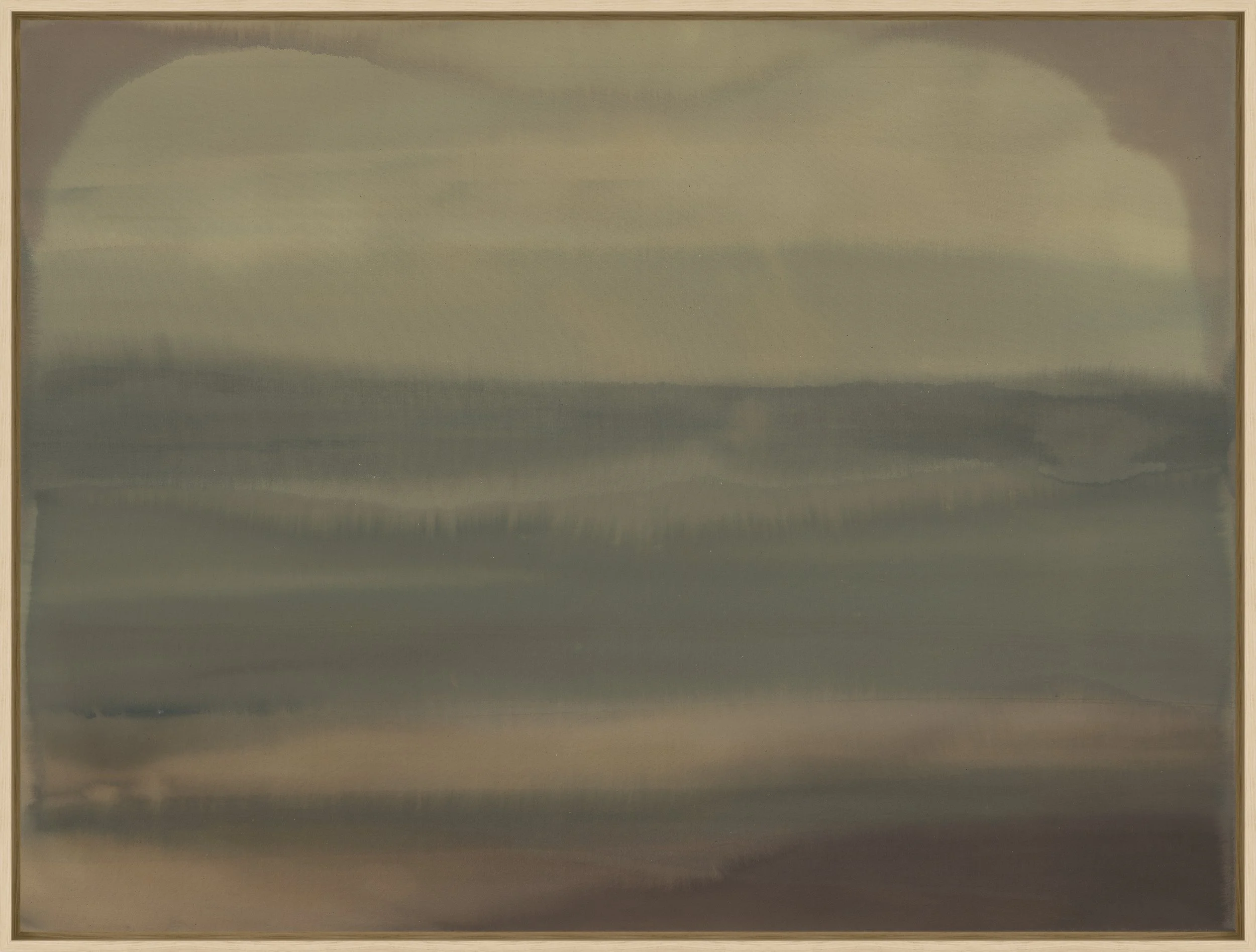 Winter Field Linen Print