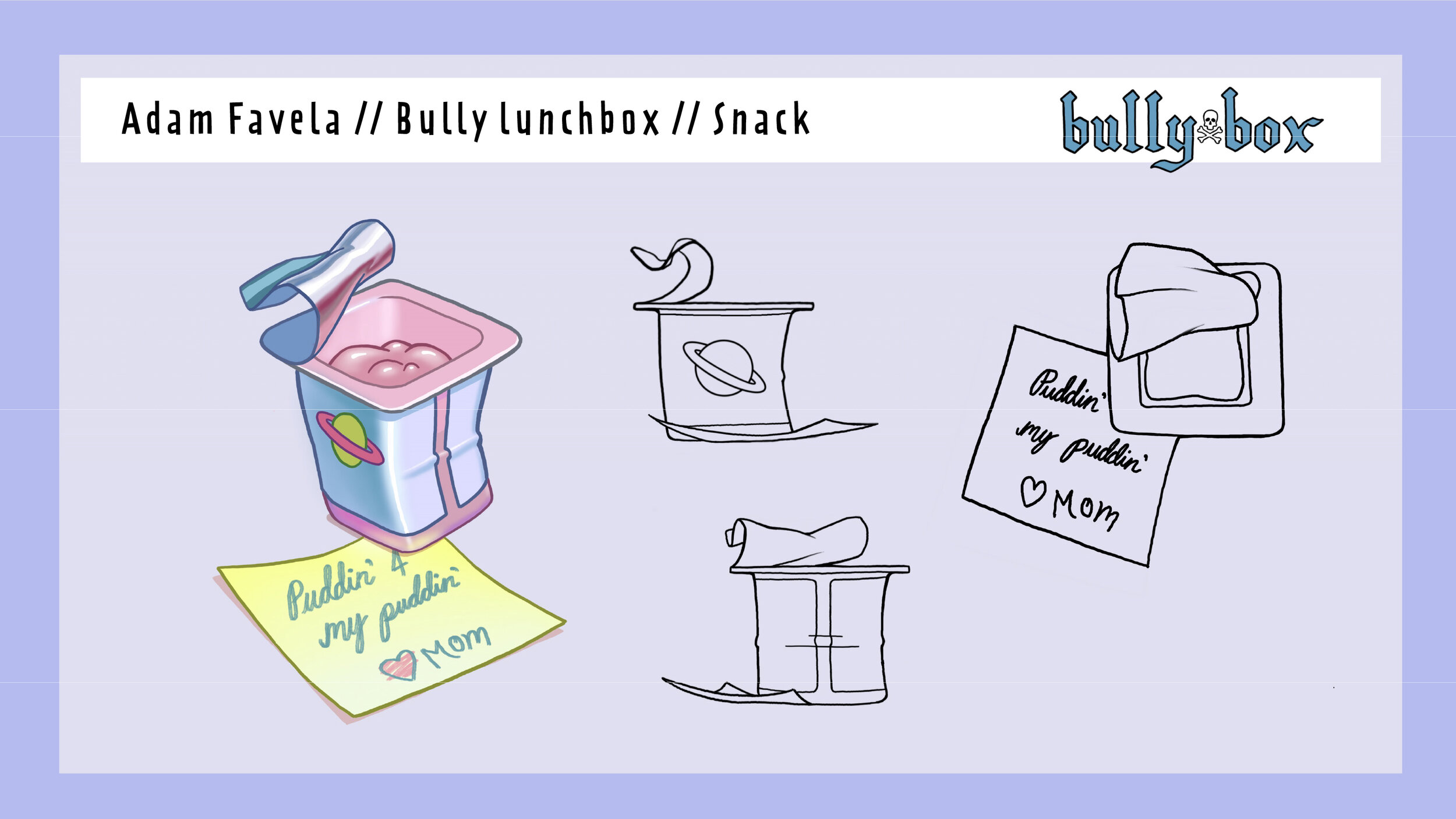 Bullybox Snack. 2020. Digital. Adobe Photoshop & Illustrator.