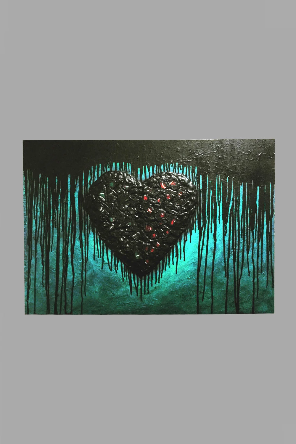 Fringed Heart Inertia 30”x21” $80/wk