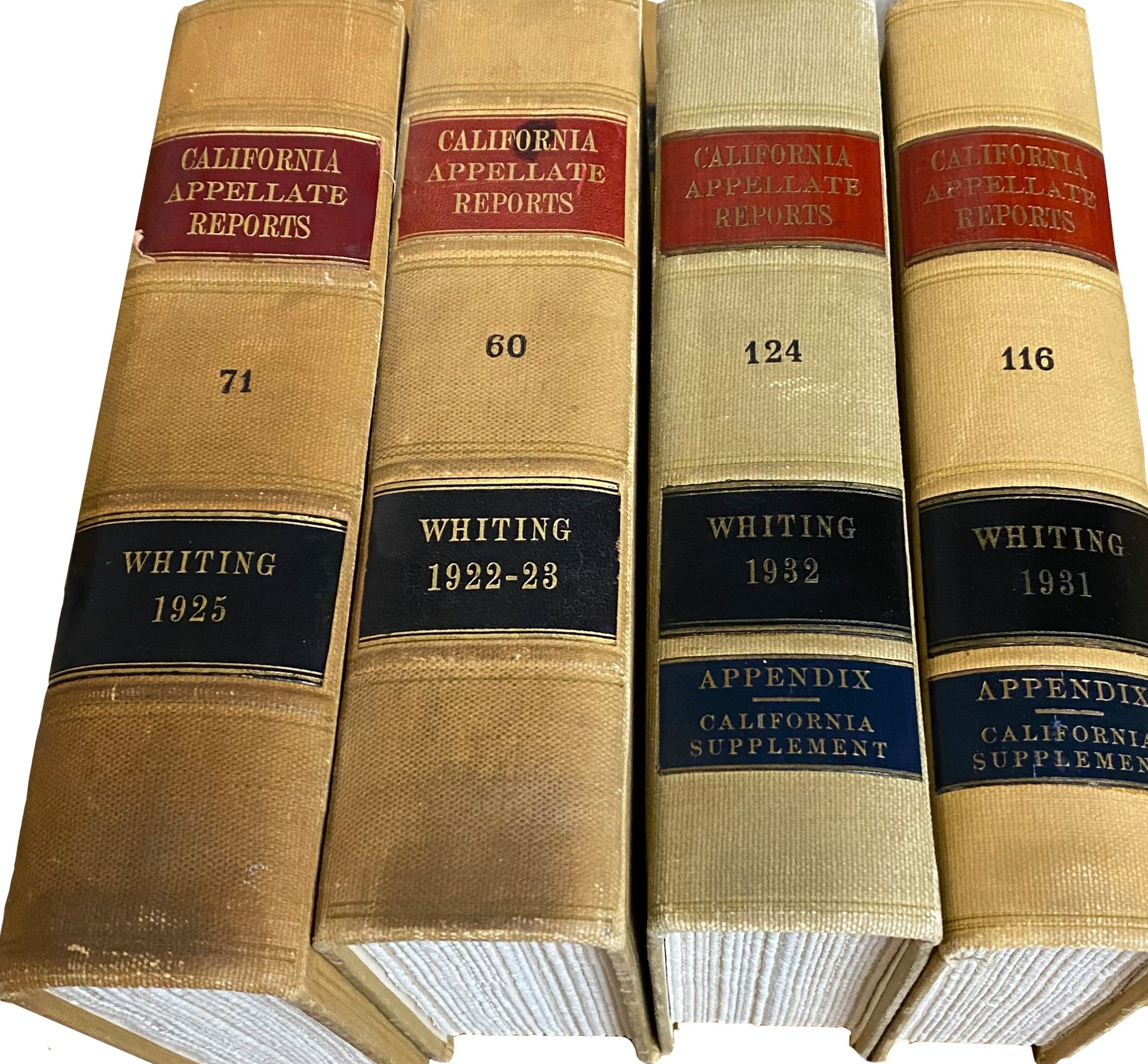 California Appellate Reports (Early 1900's)