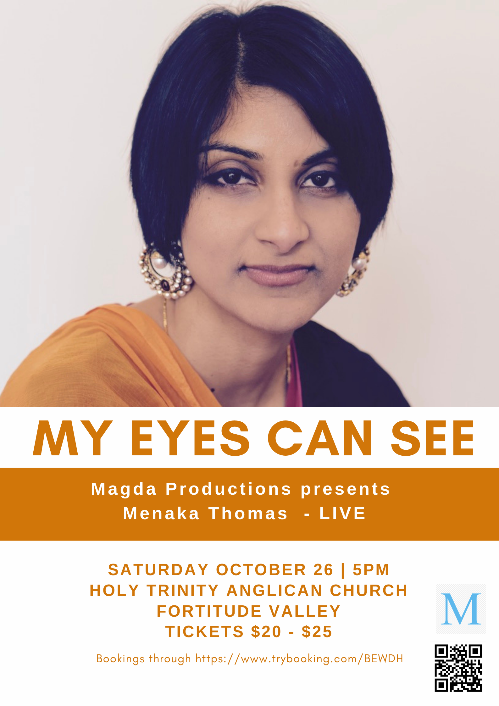 My Eyes Can See - Menaka Thomas Live in Brisbane