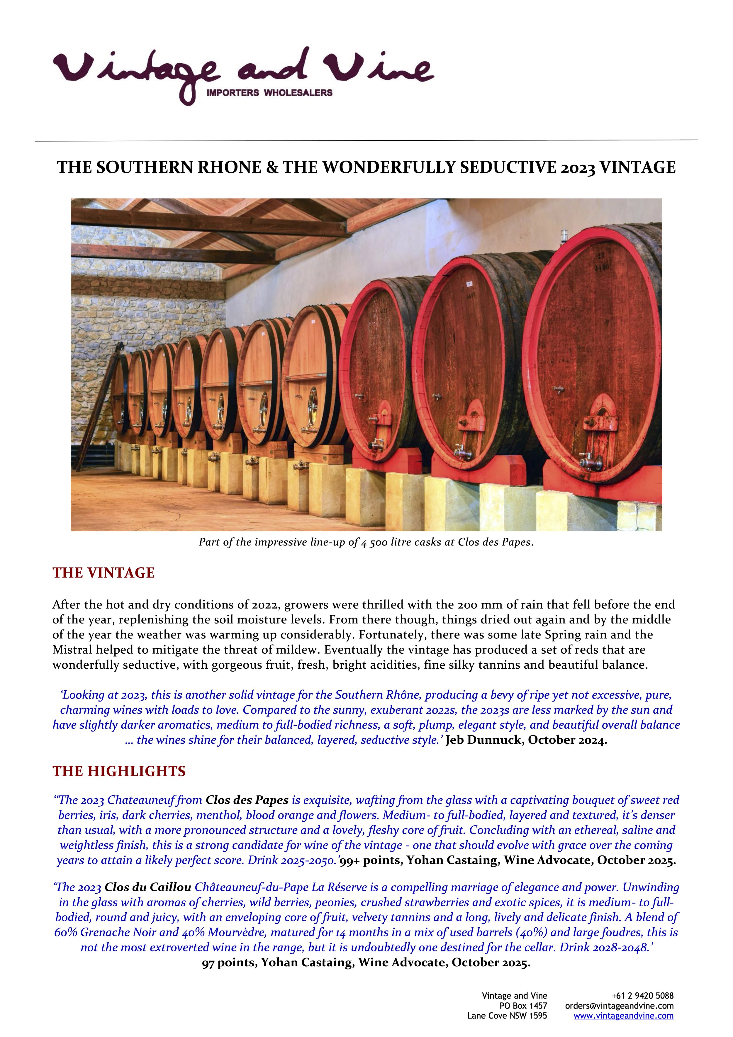 Southern Rhone 30/4/2026