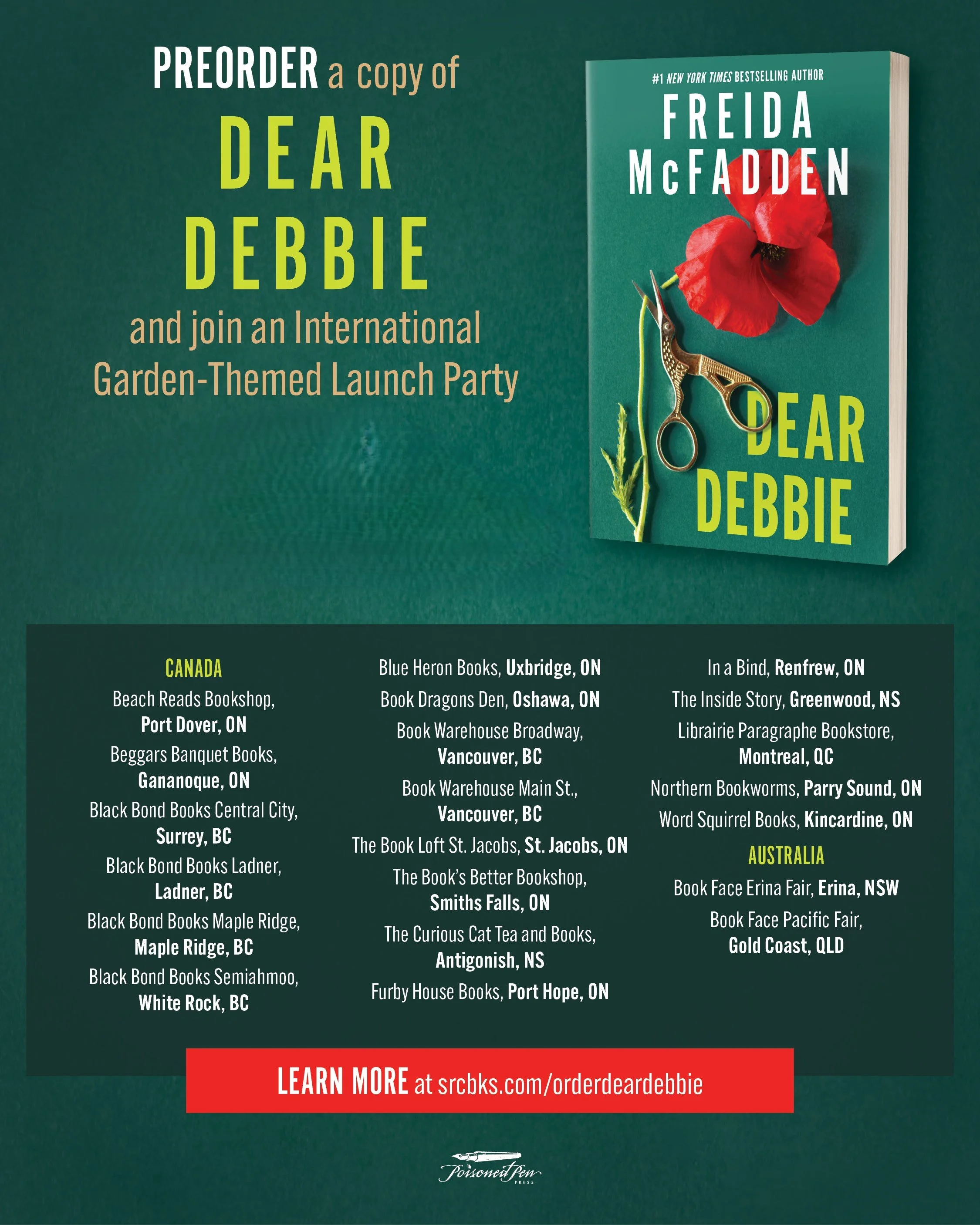 Dear Debbie Launch at BOOK FACE Erina Fair! 
