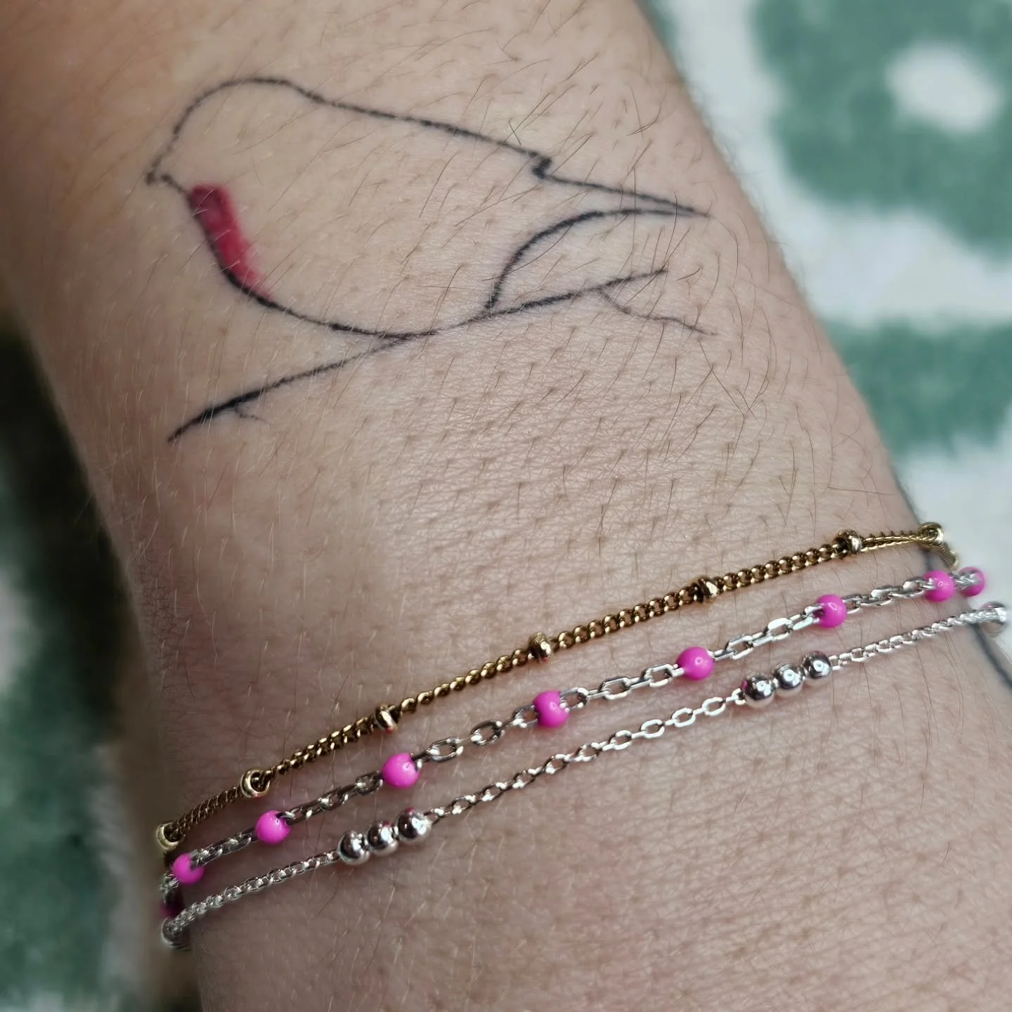 A very special catch up this morning with the loveliest lady 💕 and a 3rd permanent bracelet to add to the collection 🙌🏻💕 Thank~You xxx