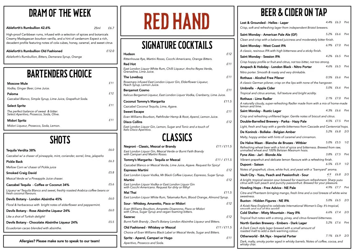 Photo of Red Hand, Hackney