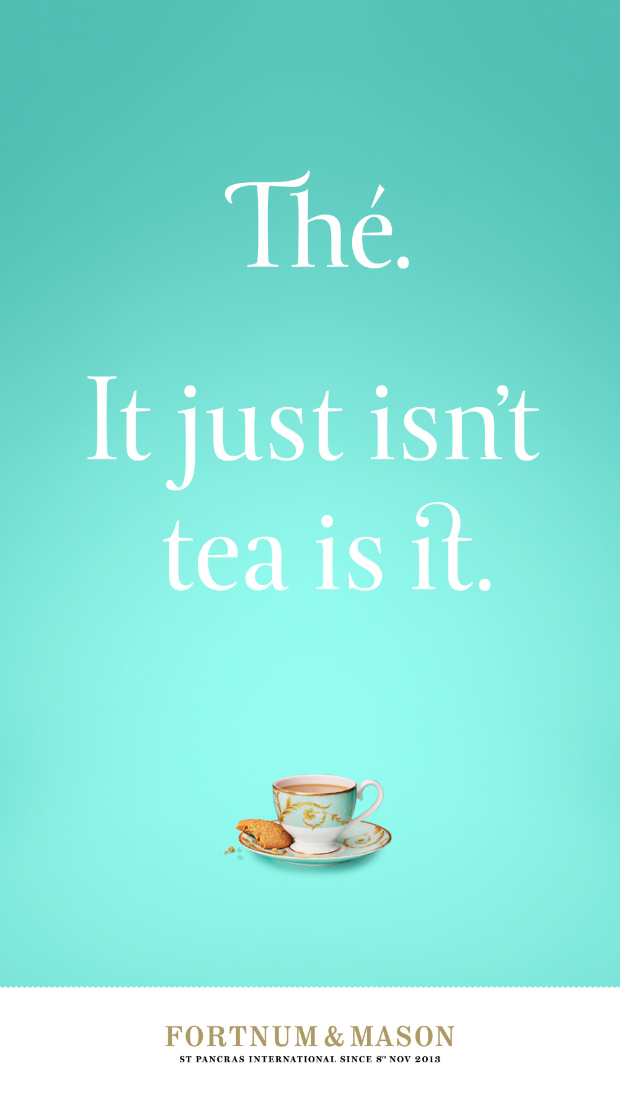  Announcing Fortnum’s at St Pancras Intl. 