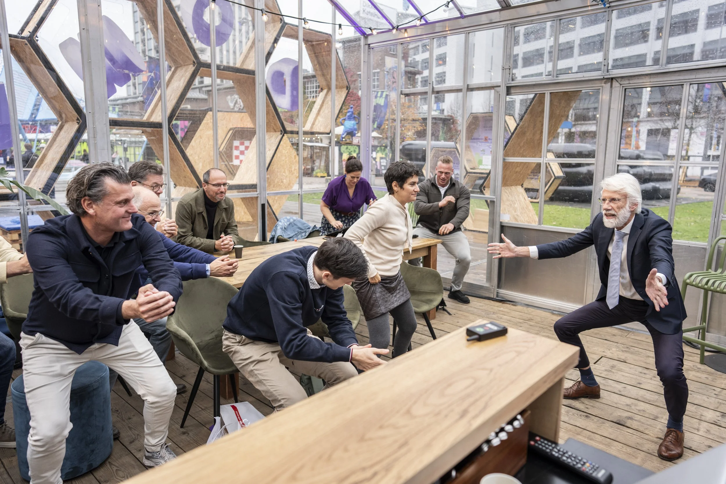 Eindhoven, 21 oktober 2025. Presentatie neuropsycholoog Erik Scherder tijdens Dutch Design Week