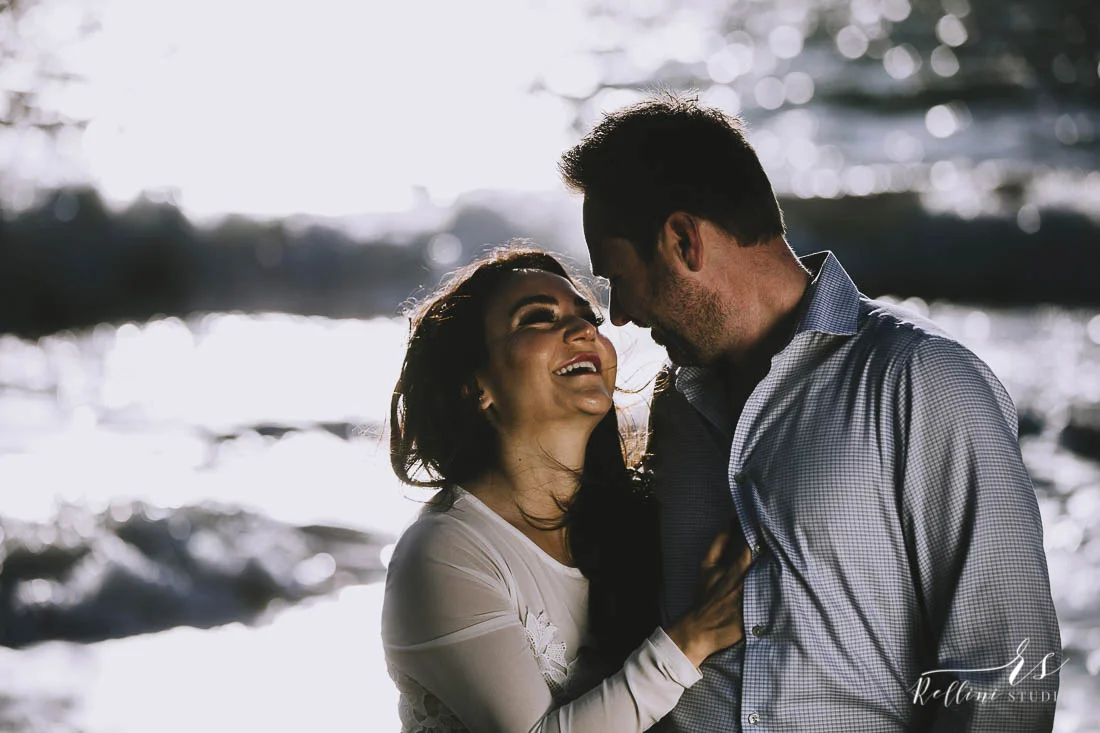 engagement photo session in San Francisco, Rellini art studio destination wedding photographers