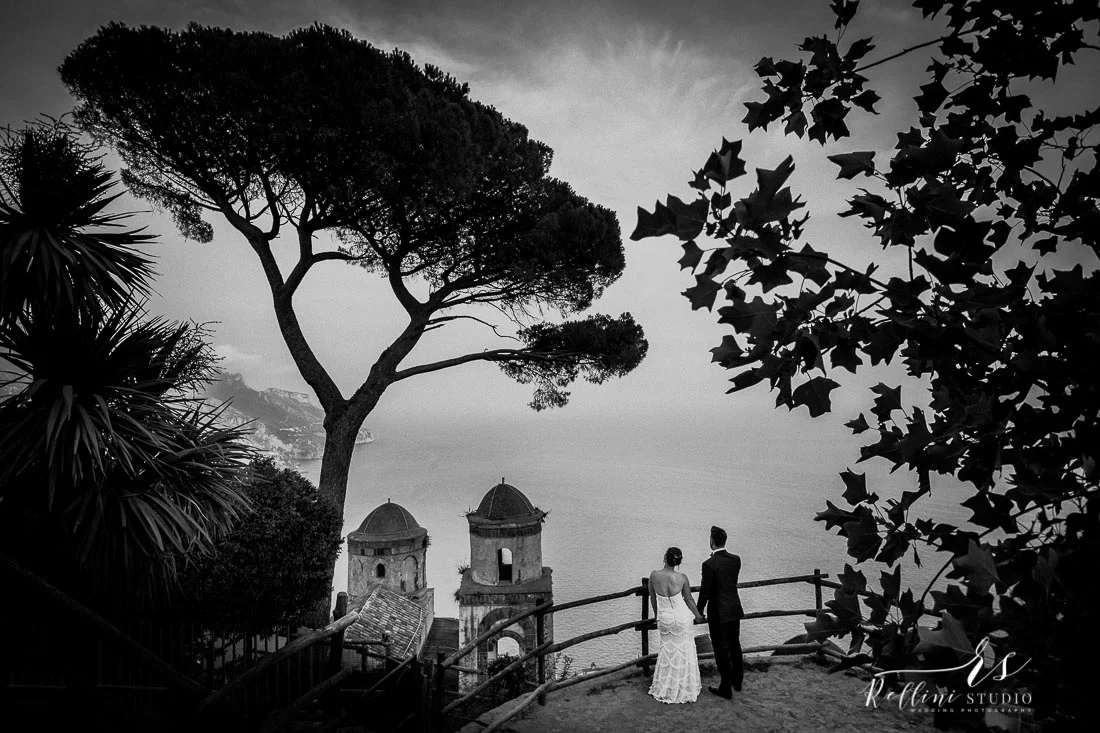 wedding in Ravello villa Rufolo, destination wedding photographer Italy