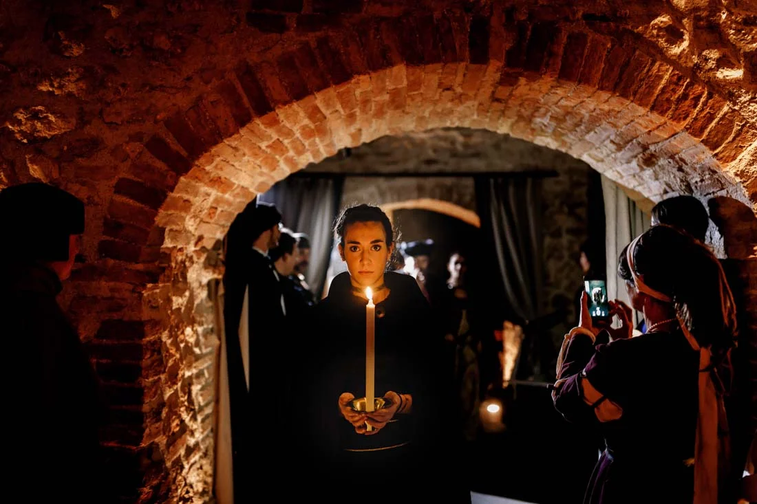 Medieval wedding Castello di Montignano Umbria
