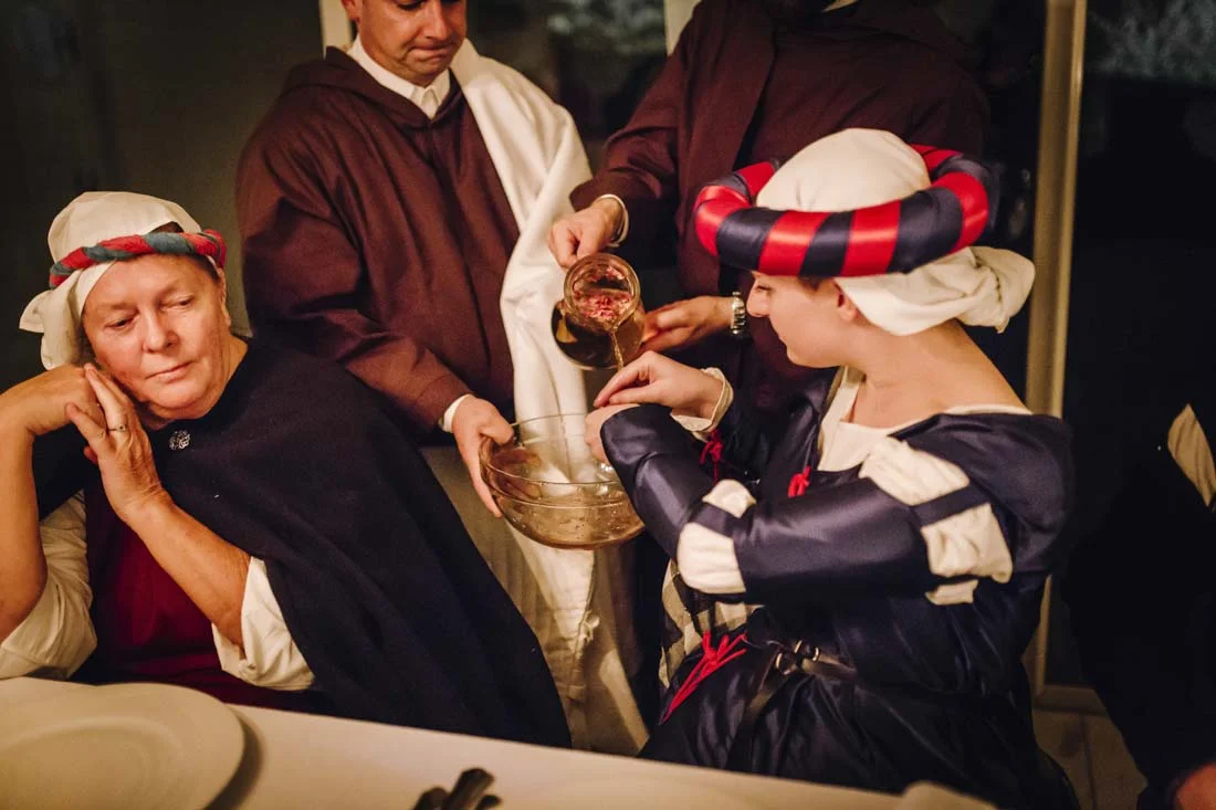 Medieval wedding Castello di Montignano Umbria