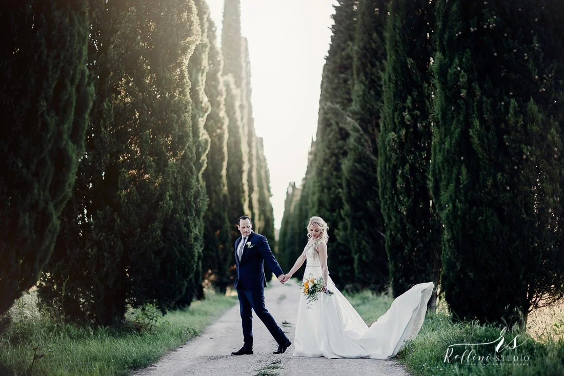 Castello di Rosciano wedding photographer