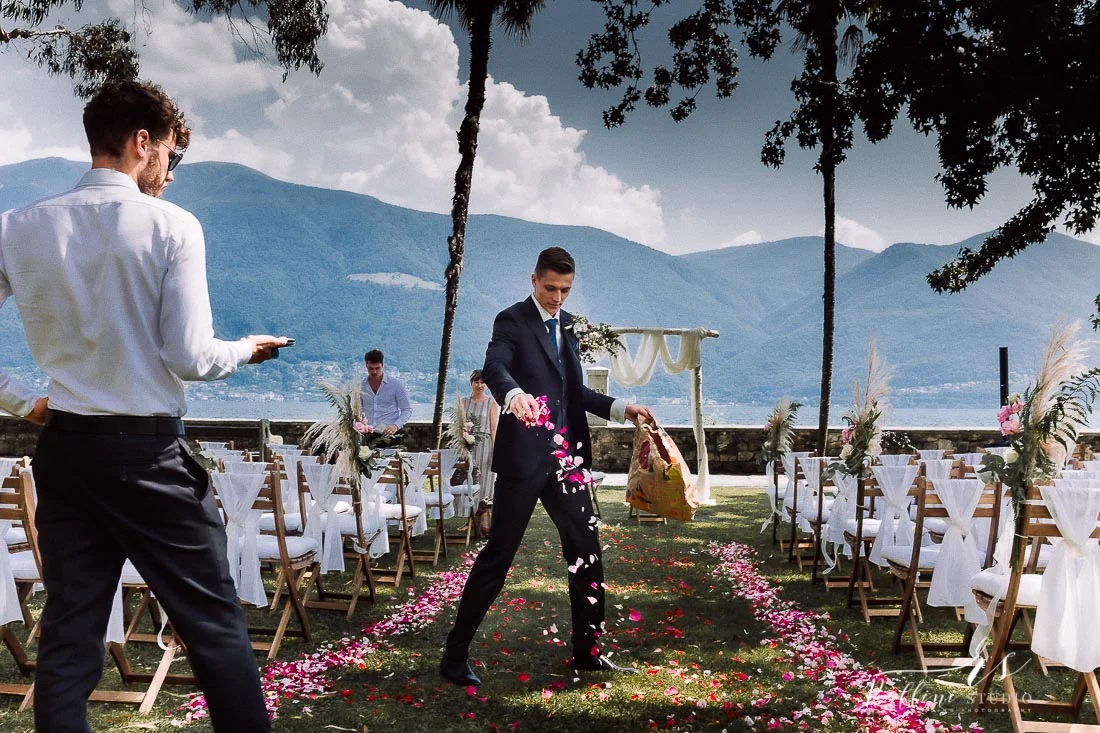 wedding Brissago Island Switzerland wedding photographer