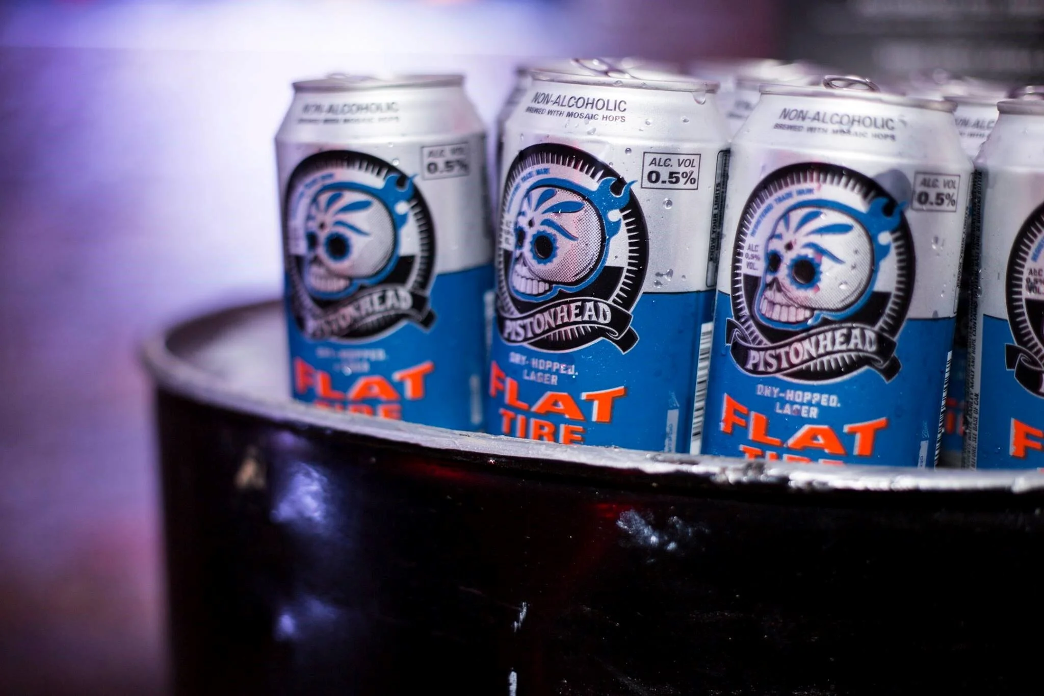 Pistonhead have a non-alcoholic version of their Flat Tire lager