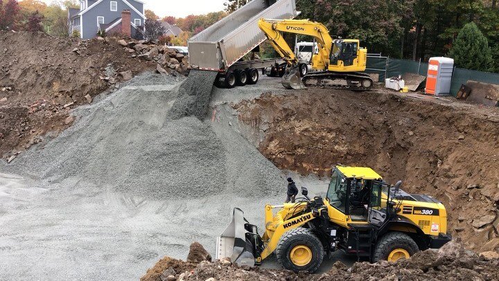 Dump-Spread-Compact-Test-Repeat 🔄. Our structural fill operation working like a well oiled machine up at the North Reading custom project.