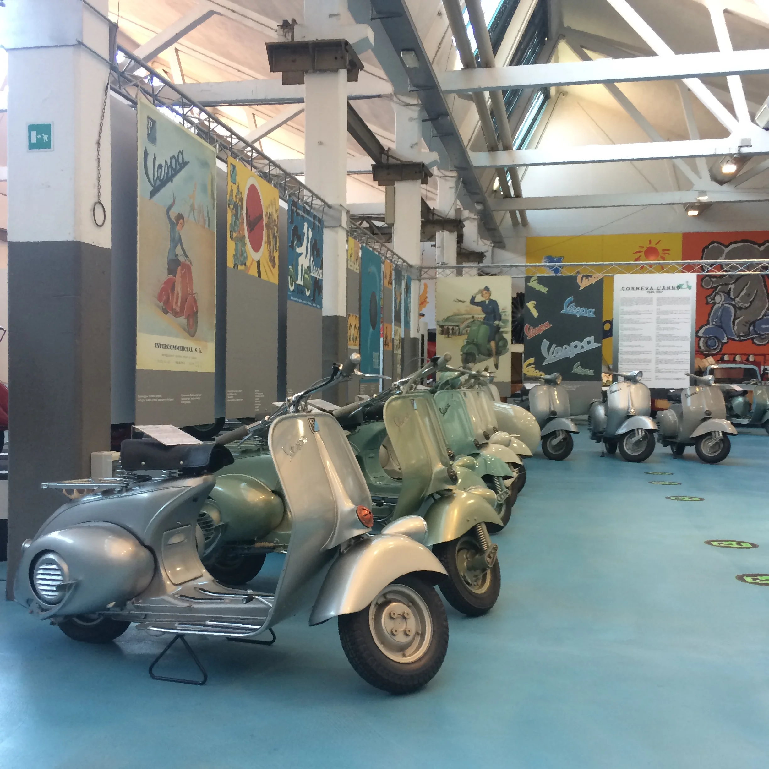 Piaggio Museum, Pontedera, October 2017 - Photo by Paul Hart