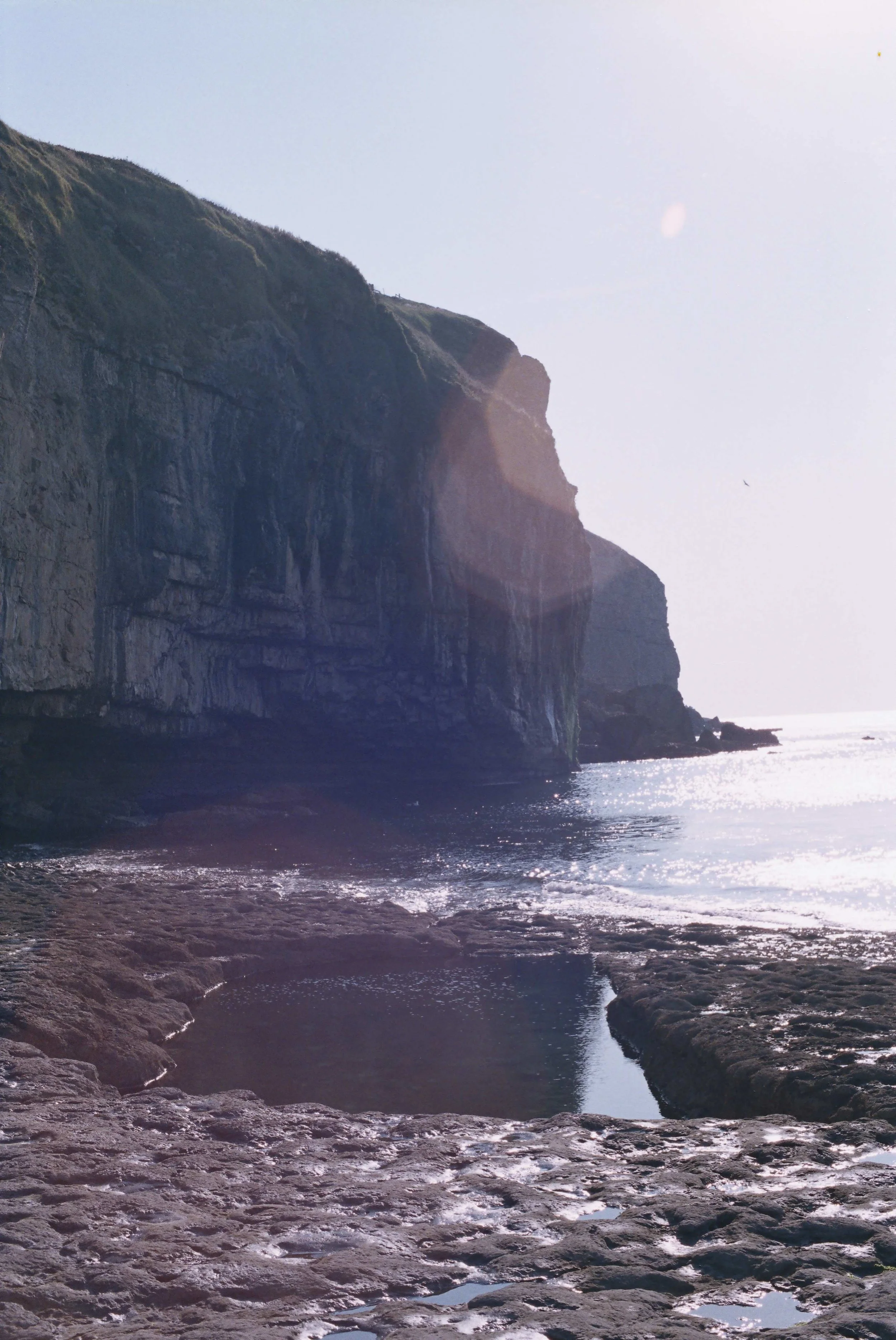 Now managed by the National Trust, the cliffs at Dancing Ledge were quarried a few centuries back. Boats would moor at the ledge, unload the horses and carts before blasting the rock cliffs for stone which was used locally and transported to places like London to pave its posh squares…