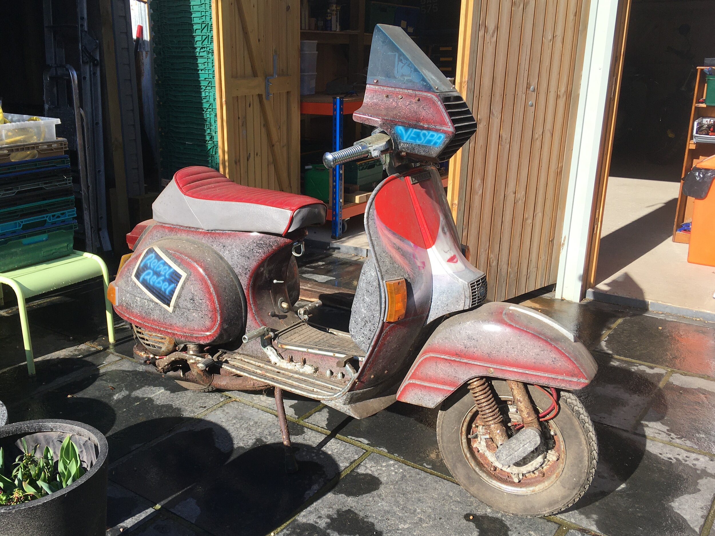 Custom moped sale