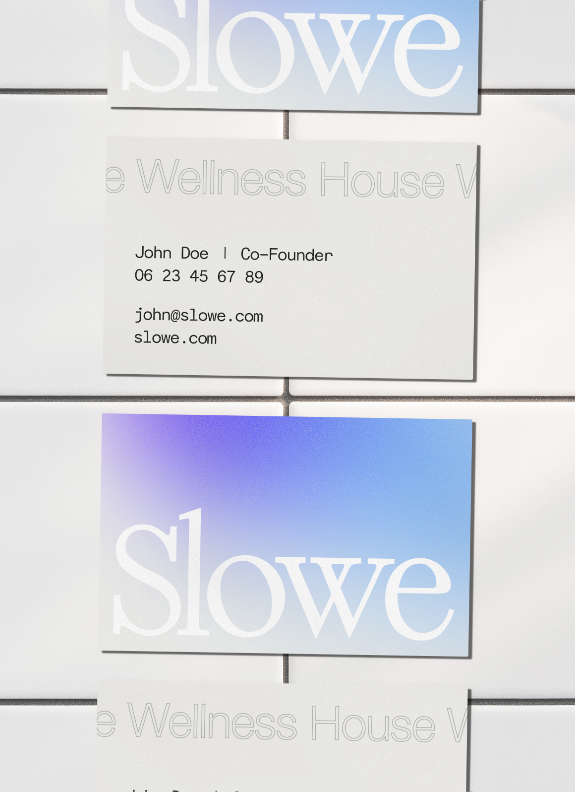  Some examples print designs such as business cards, menu, etc. 