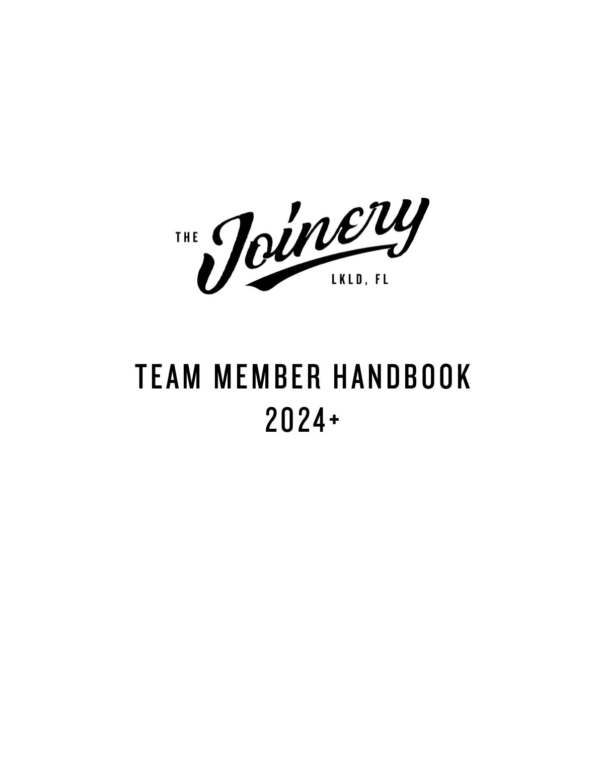 Team Member Handbook 2024