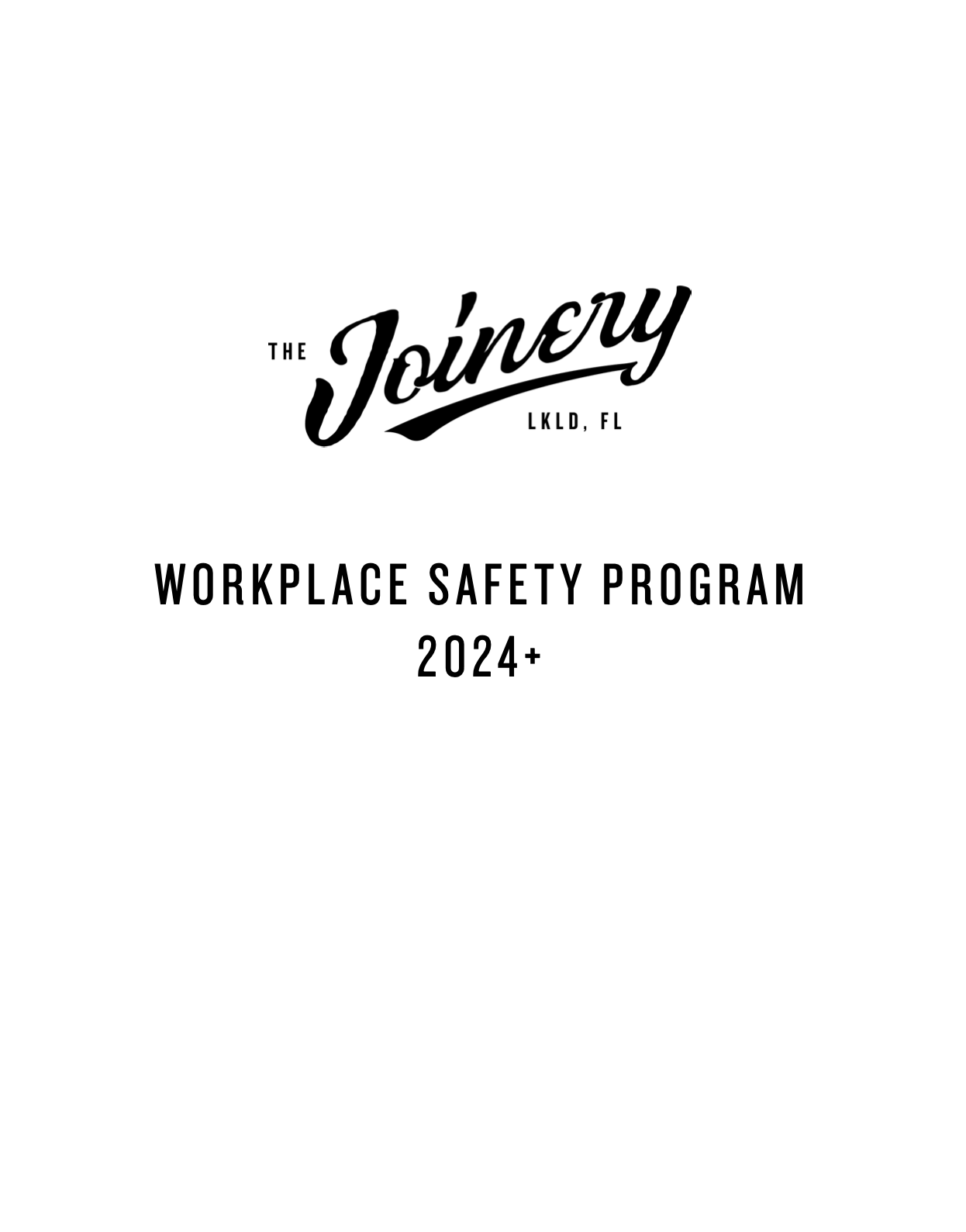Workplace Safety Program