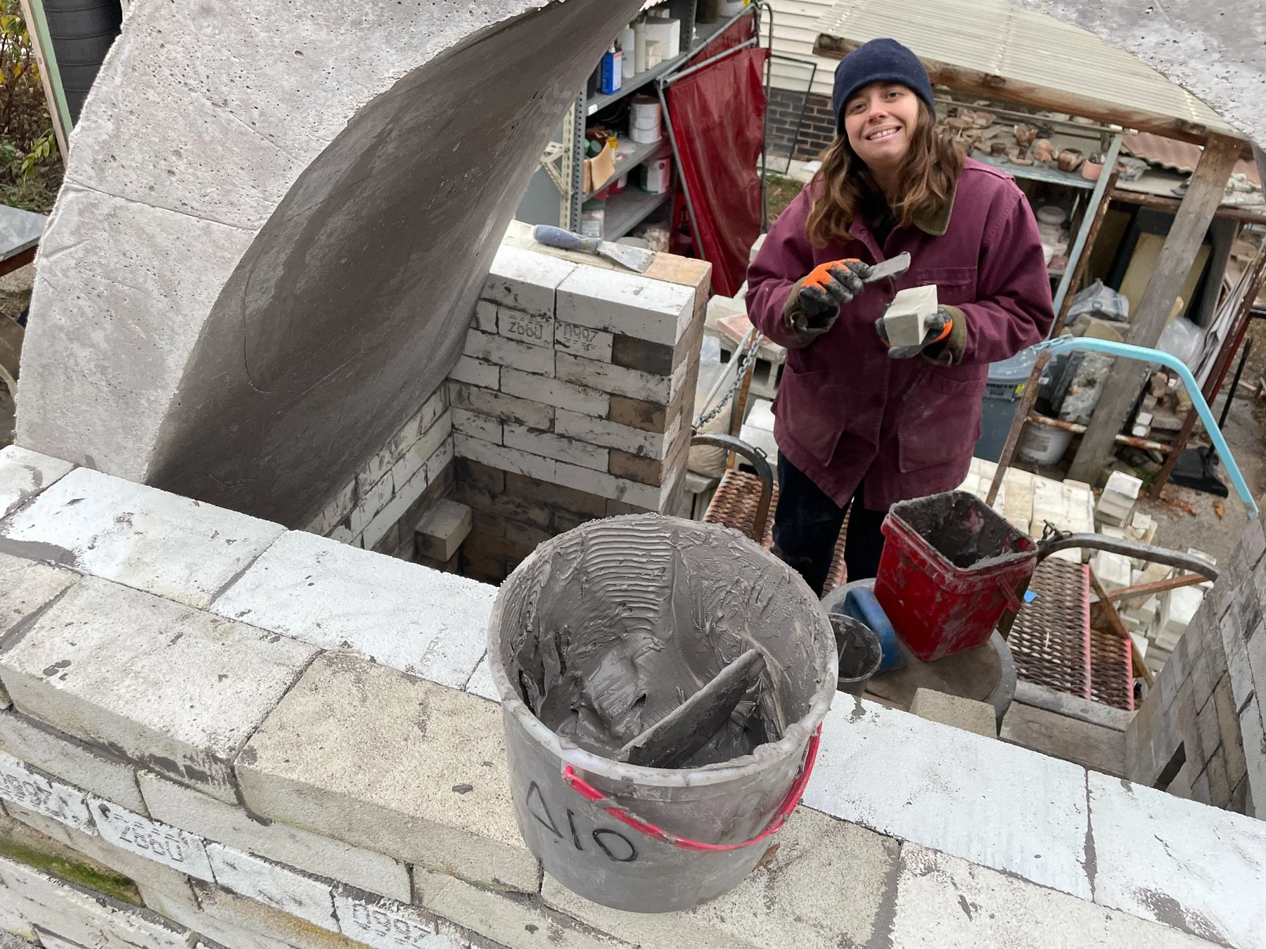 Hamtramckiln Build - Upper Walls Chimney and Roof-03.jpg