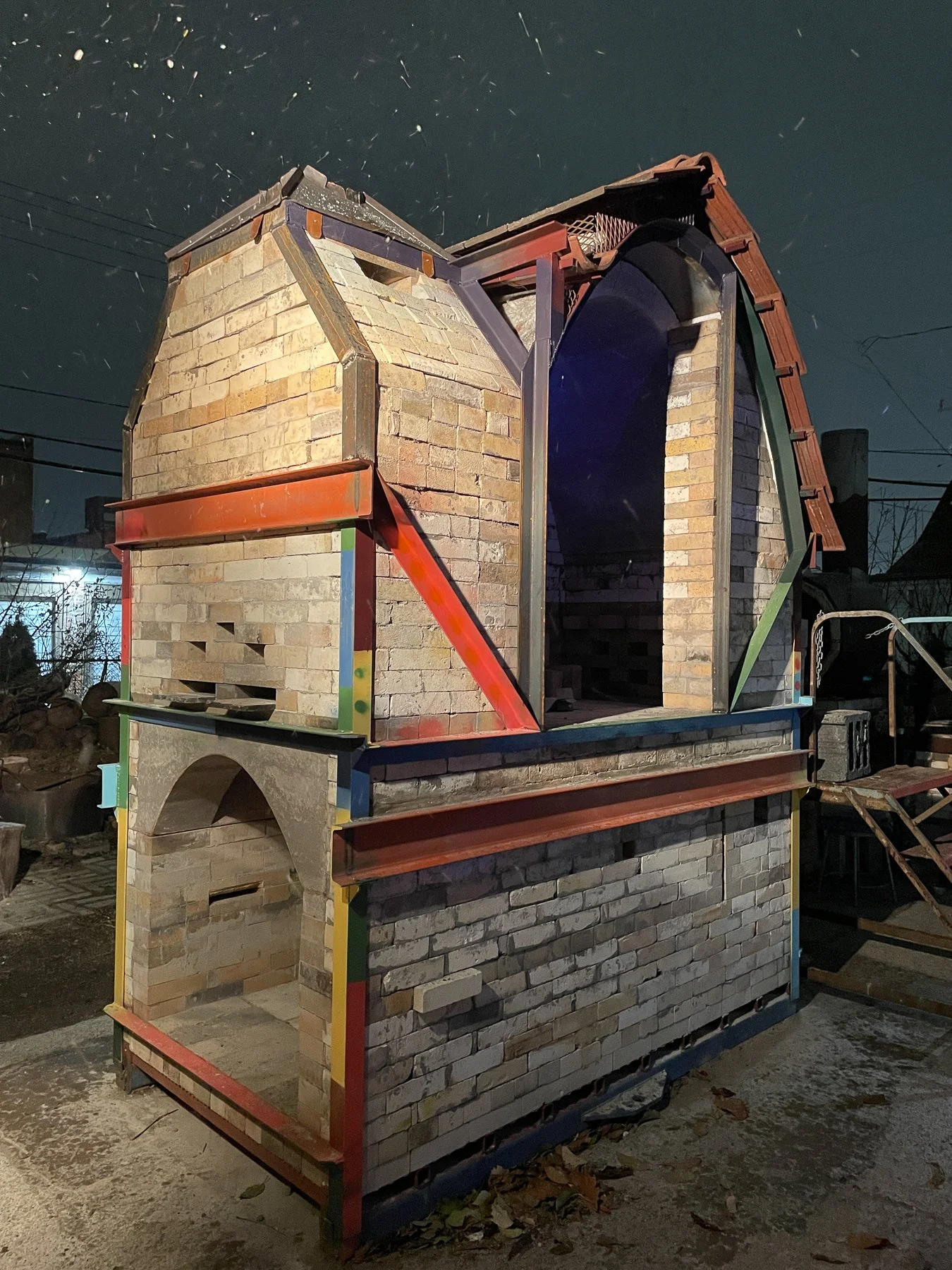 Hamtramckiln Build - Upper Walls Chimney and Roof-29.jpg