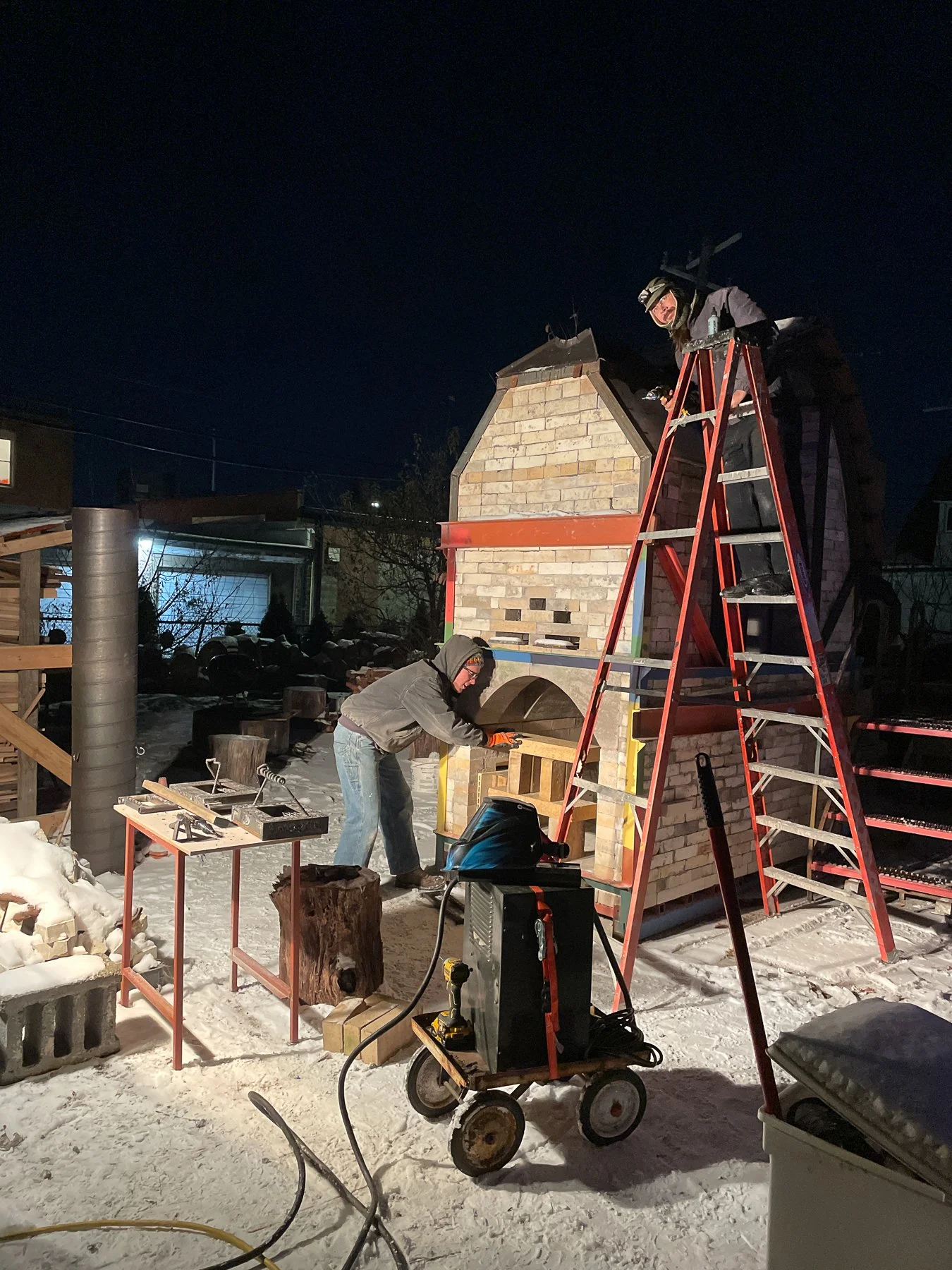 Hamtramckiln Build - Upper Walls Chimney and Roof-34.jpg