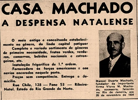 Anúncio no Jornal A República