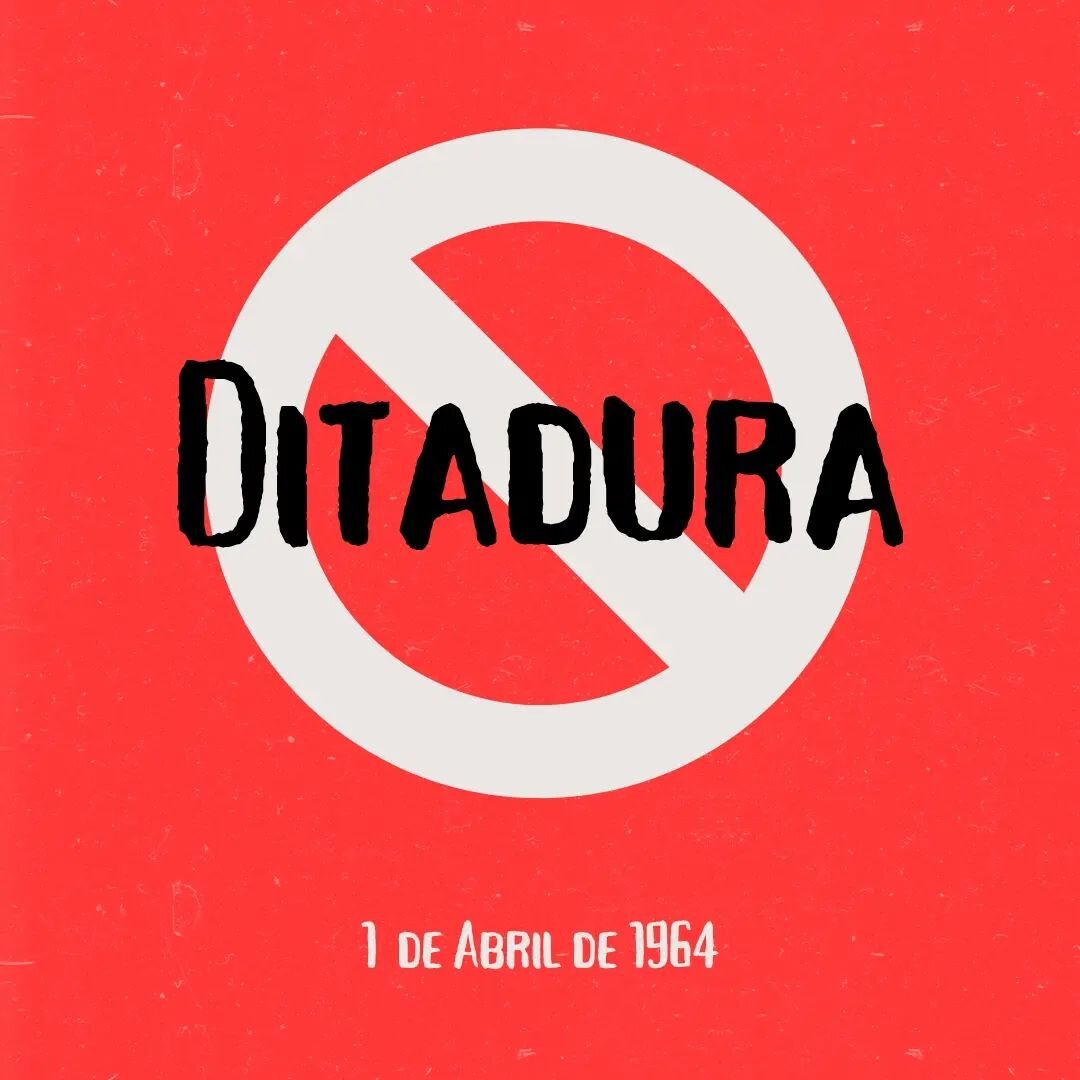 Hoje &eacute; o dia de lembrar um dos momentos mais terr&iacute;veis de nossa Hist&oacute;ria. 
&Eacute; hora de lembrar das pessoas perseguidas e torturadas na busca por um fantasma comunista que foi inventado pelos americanos para obrigar o Brasil 