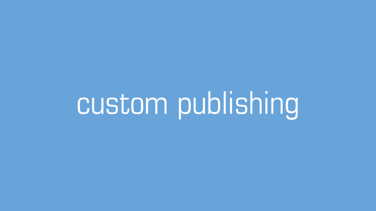 custom publishing - magazines